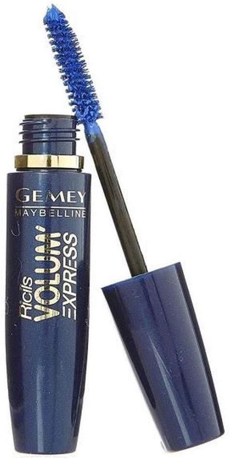 waterproof navy blue mascara.